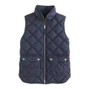 J.Crew Navy Blue Puffer Vest